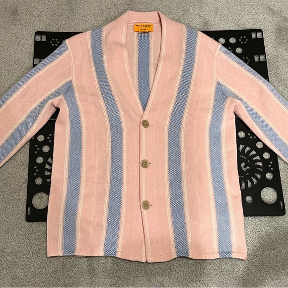 Guest In Residence Baja Everywear 100% Cashmere Cardigan Powder Pink Size S - Picture 2 of 12